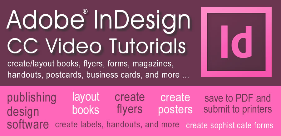 Adobe InDesign Video Tutorials by Bart Smith